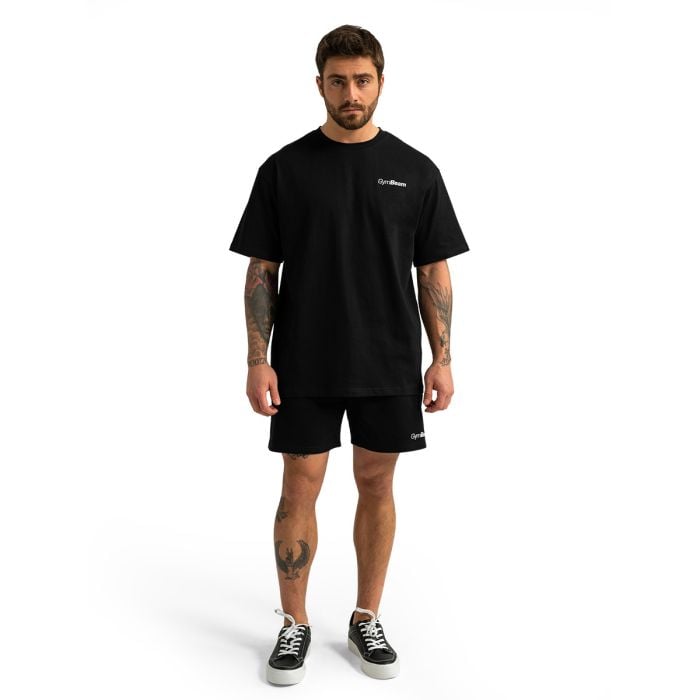 Majica Oversized Limitless Black - GymBeam XXL