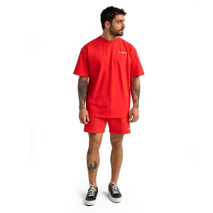 Majica Oversized Limitless Hot Red - GymBeam M