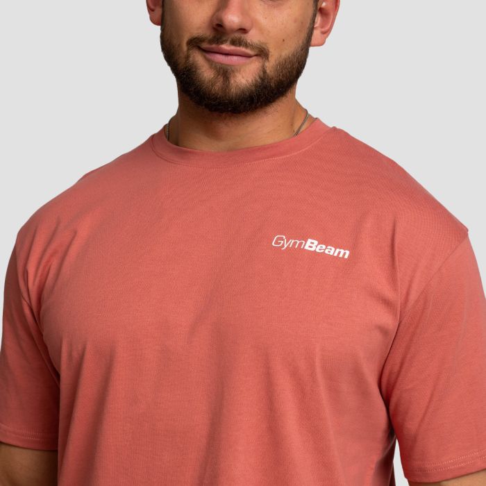 Majica Oversized Limitless Cinnamon - GymBeam XXL