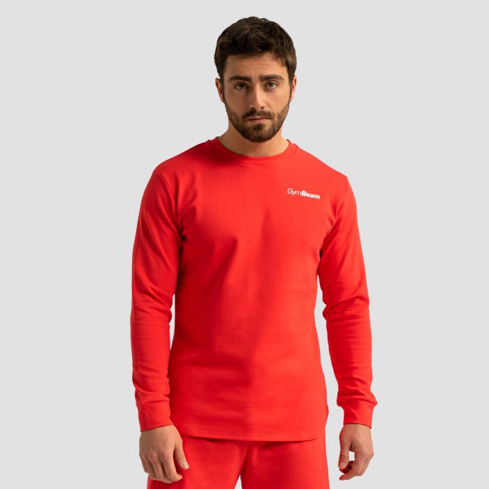 Moški pulover Limitless Hot Red - GymBeam