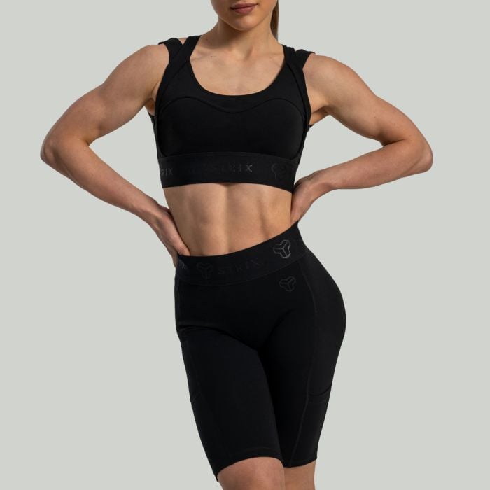 Ženske kratke hlače Lunar Biker Black - STRIX S