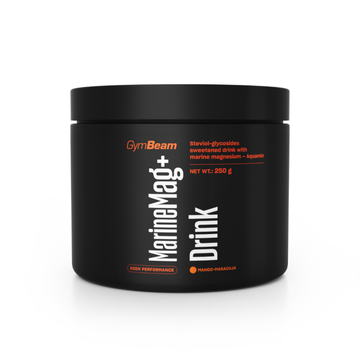 Marine Mag+ Drink - GymBeam 250 g - mango - maracuja