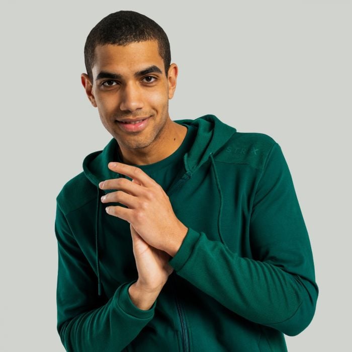 Pulover ALPHA Hoodie Emerald - STRIX L