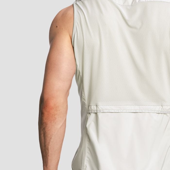 Moški tekaški brezrokavnik Pulse X Gray - GymBeam XXL