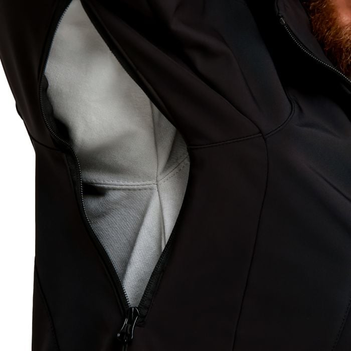 Moška jakna Softshell Black - GymBeam XXL