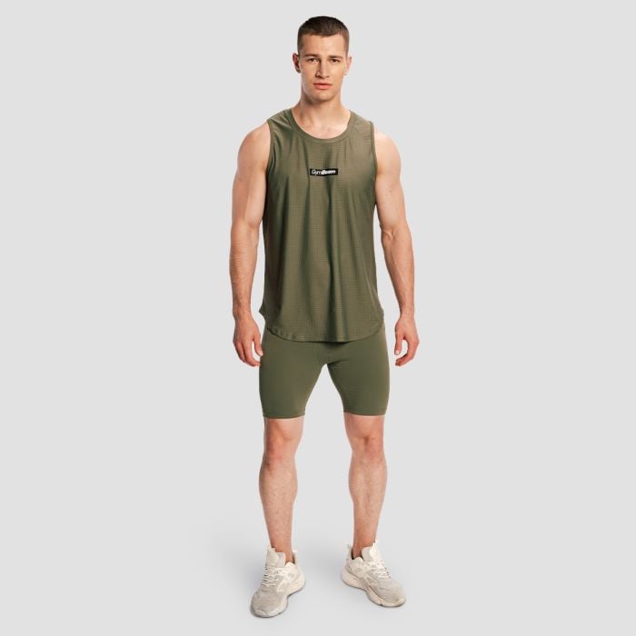 Moške kratke hlače Combat Olive Grey - GymBeam XXL