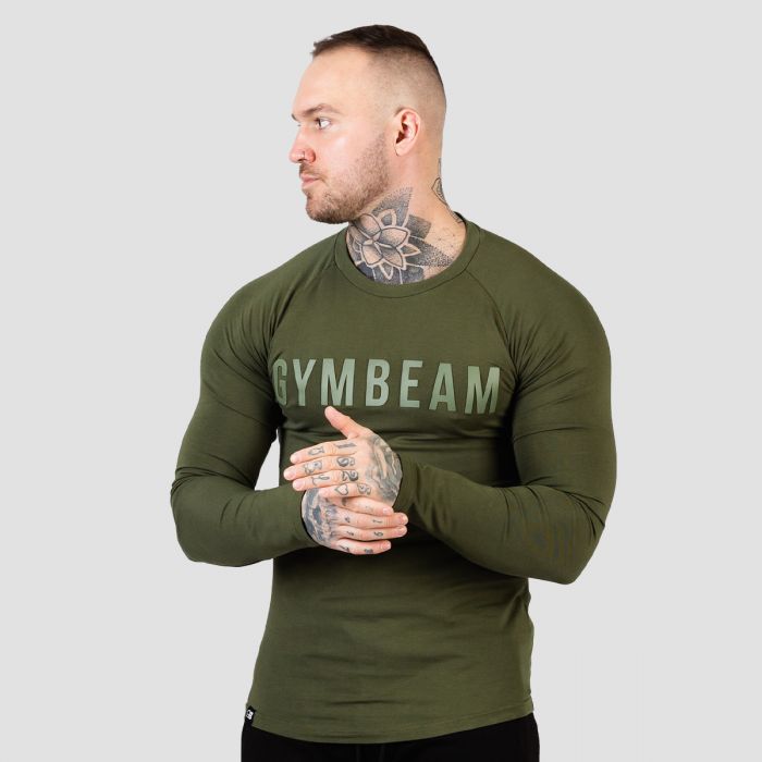 Moška majica FIT Military Green - GymBeam