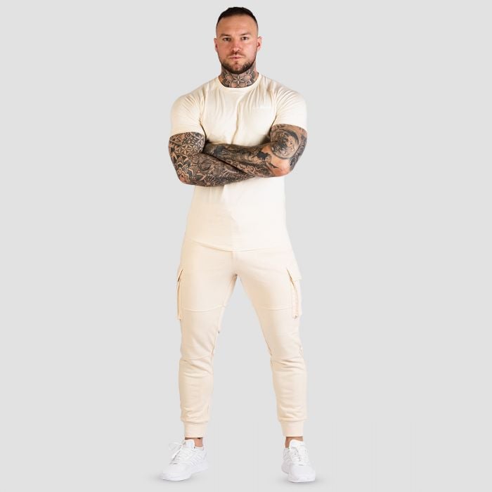 Moška majica TRN Fitted Sand - GymBeam XXXL