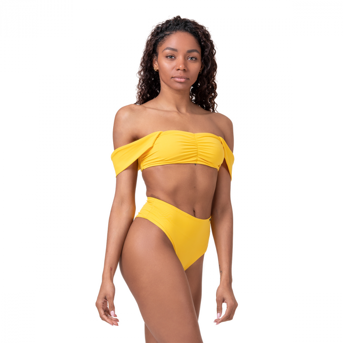 Bikini Top Miami Retro  Yellow - NEBBIA