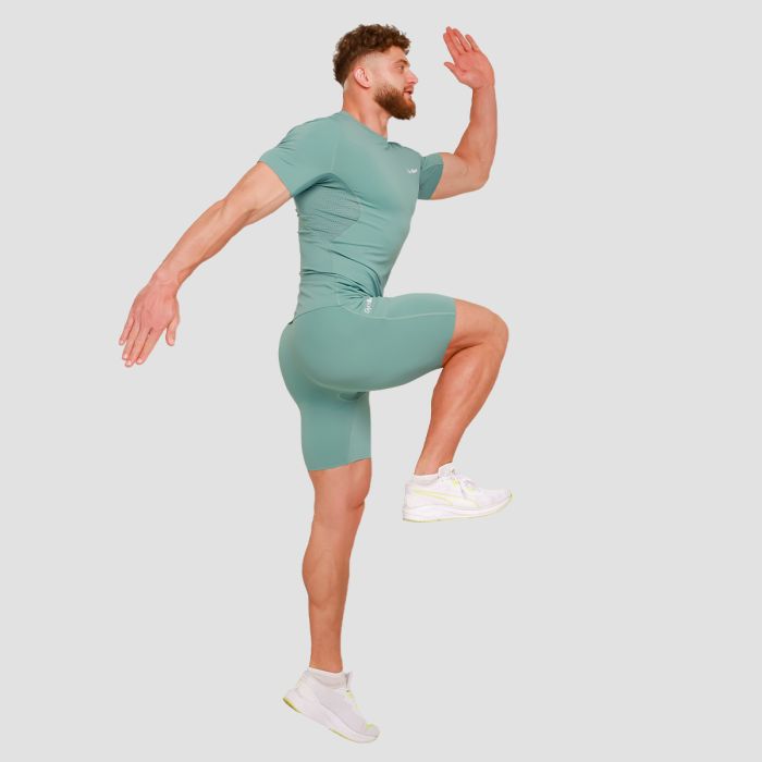 Kompresijska majica s kratkimi rokavi High Blue - GymBeam M