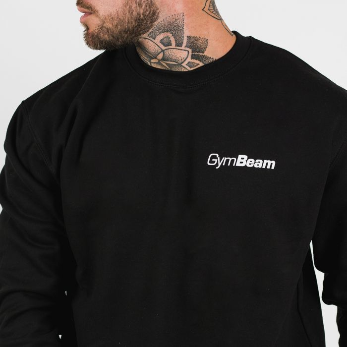 Moški pulover PRO Black - GymBeam M