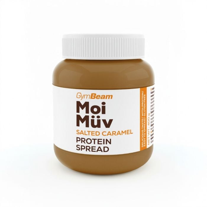 Beljakovinski namaz MoiMüv - GymBeam 400 g - slana karamela