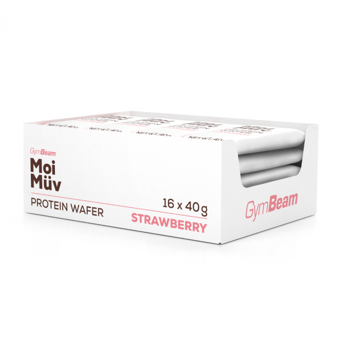MoiMüv Protein Wafer - GymBeam 40 g - lešnik