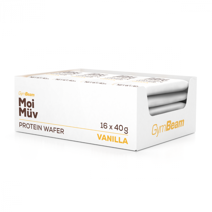 MoiMüv Protein Wafer - GymBeam 40 g - lešnik