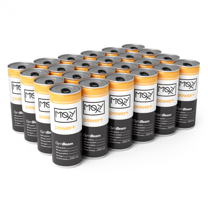 MOXY Power+ Energy Drink 330 ml - GymBeam divje jagode - 330 ml