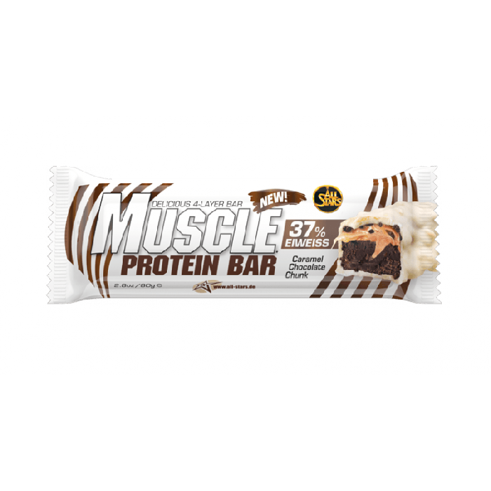 Beljakovinska ploščica Muscle Protein Bar 80 g - All Stars