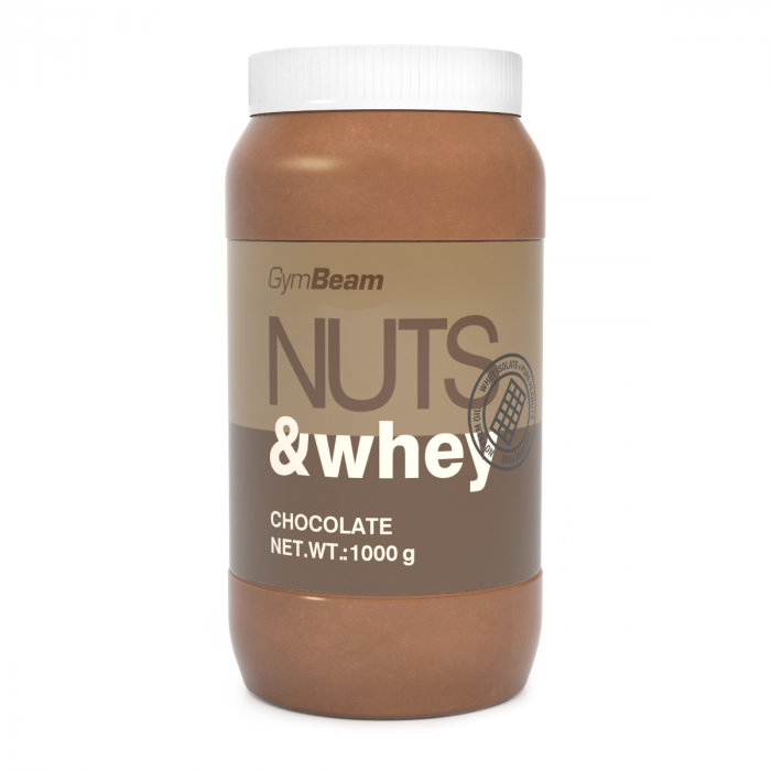 Beljakovinsko arašidovo maslo Nuts & Whey 1000 g - GymBeam