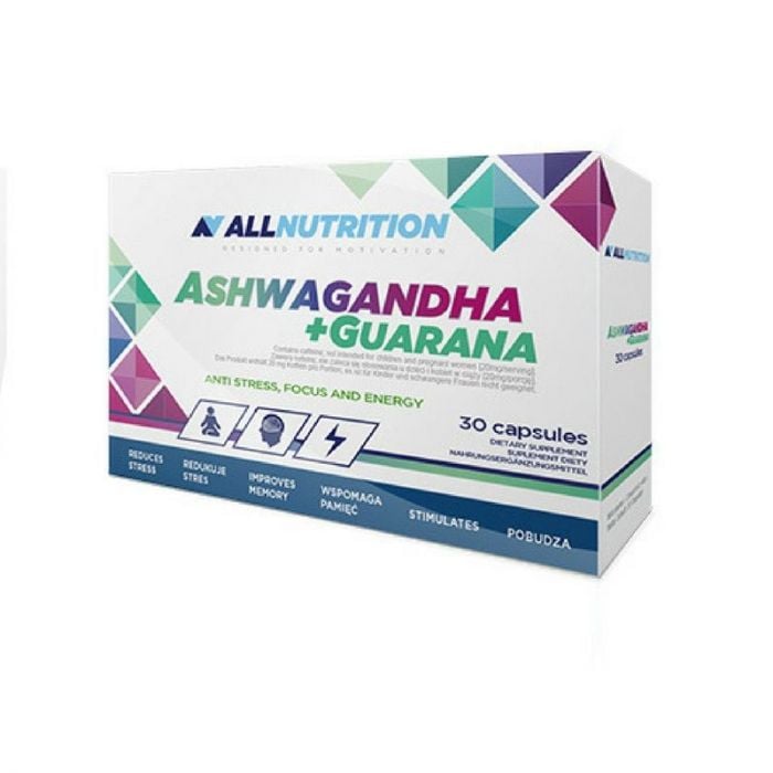 Ashwagandha + Guarana 30 kaps - All Nutrition