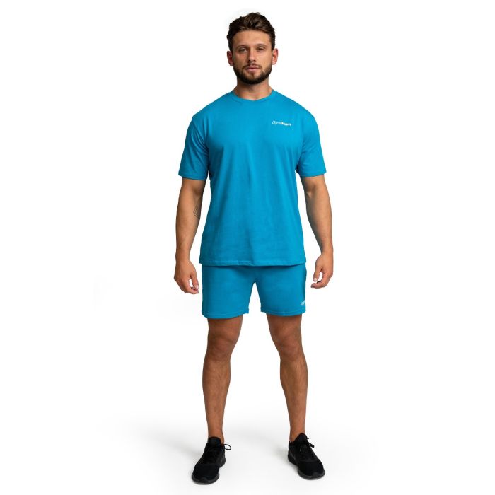 Majica Oversized Limitless Aquamarine - GymBeam XXL