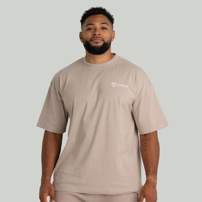 Ohlapna majica Tee Taupe - STRIX XL