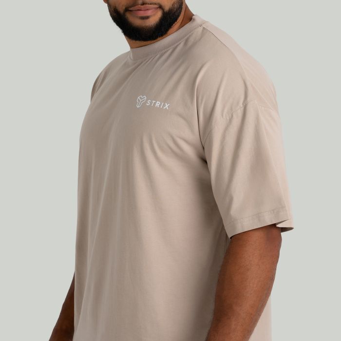 Ohlapna majica Tee Taupe - STRIX XL