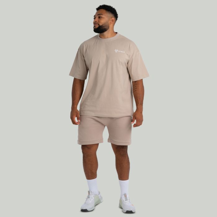 Ohlapna majica Tee Taupe - STRIX XL