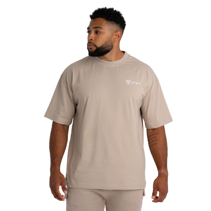 Ohlapna majica Tee Taupe - STRIX XL