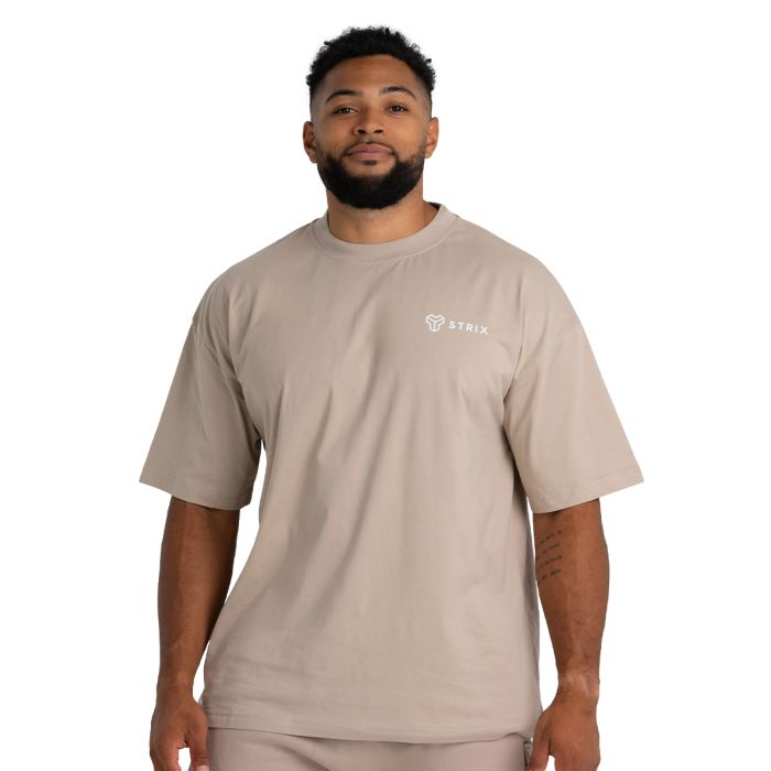 Ohlapna majica Tee Taupe - STRIX XL