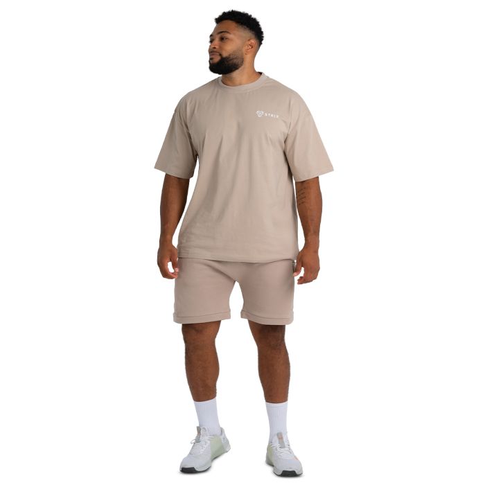 Ohlapna majica Tee Taupe - STRIX XL