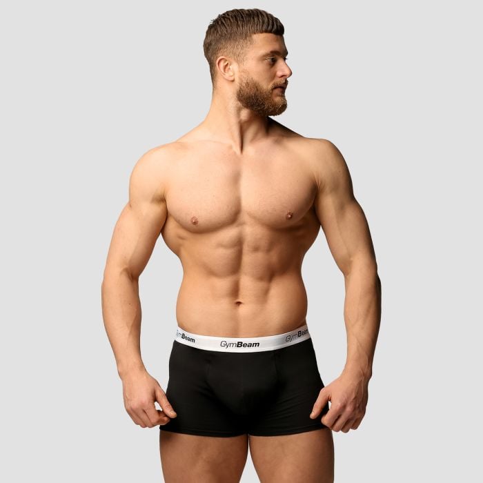 Moške boksarice Essentials 3Pack Black - GymBeam L