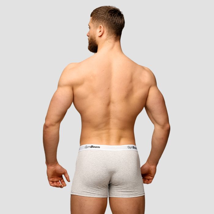 Moške boksarice Essentials 3Pack Grey - GymBeam L