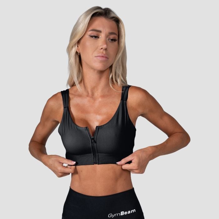 Športni modrček Prime Black – GymBeam L