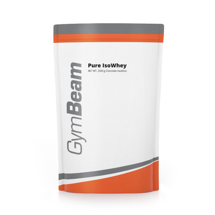Pure IsoWhey - GymBeam 2500 g - čokolada - lešnik
