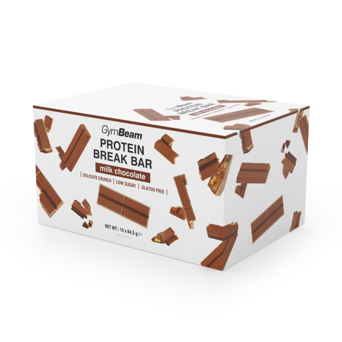 Beljakovinska ploščica Break bar 3pack - GymBeam 64,5 g