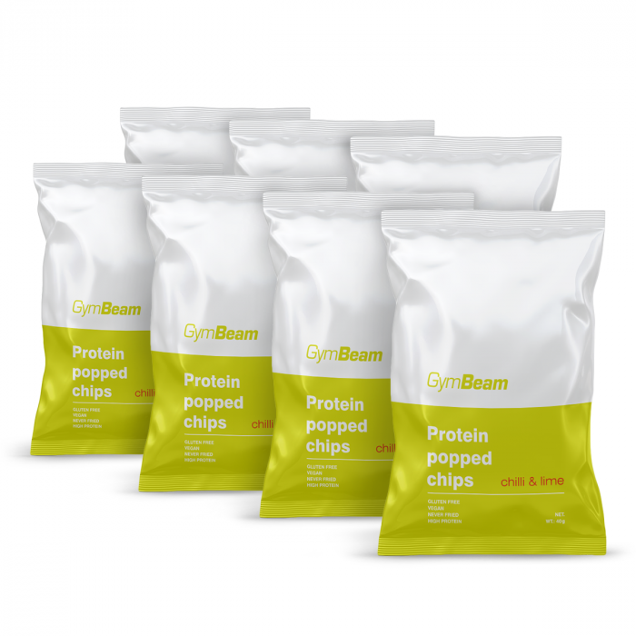 Beljakovinski čips - GymBeam 40 g - paprika