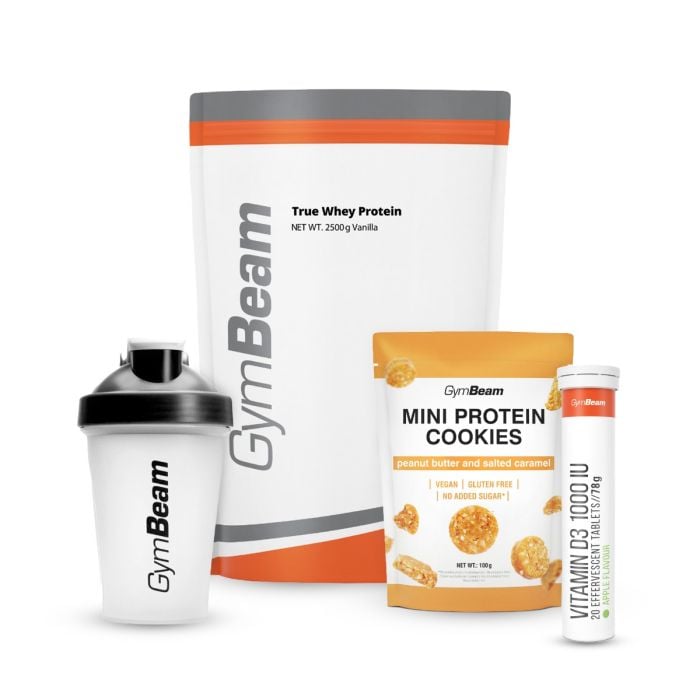 True Whey - GymBeam 2500 g - brez okusa - 00