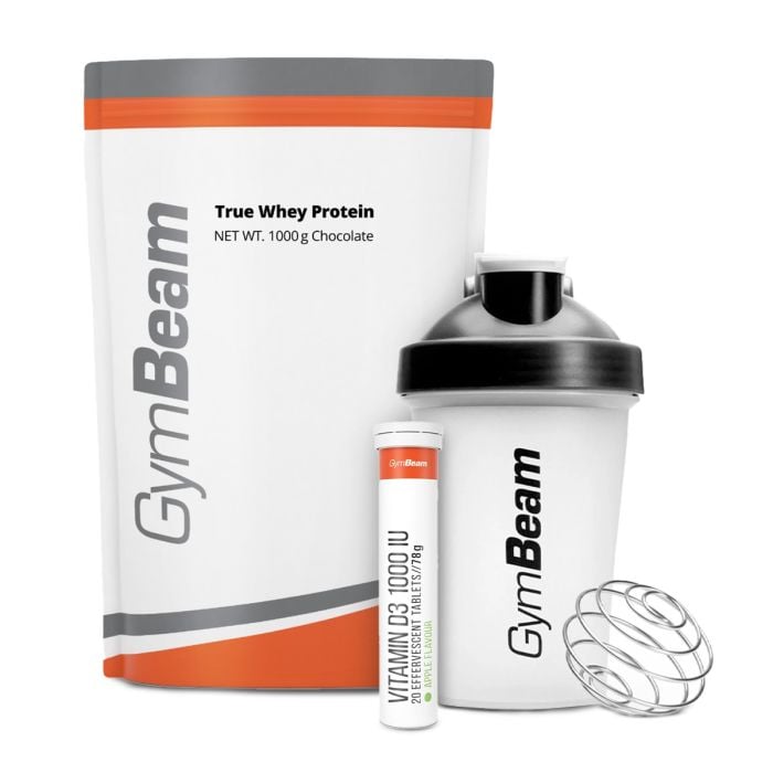 True Whey - GymBeam 2500 g - brez okusa - 00