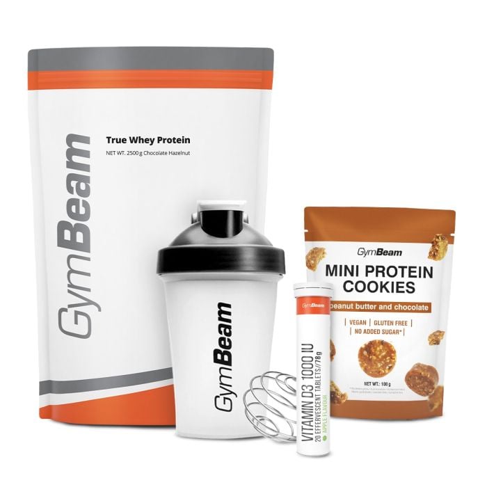 True Whey - GymBeam 2500 g - brez okusa - 00