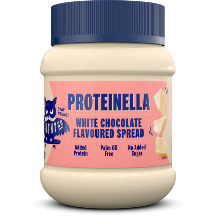 Proteinella - HealthyCo 360 g - bela čokolada