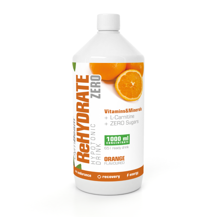 Ionski napitek ReHydrate ZERO - GymBeam roza grenivka - 1000 ml