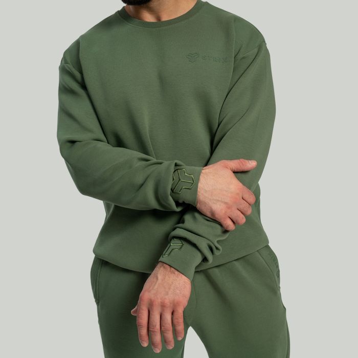 Moški pulover Relaxed Cedar Green - STRIX XL