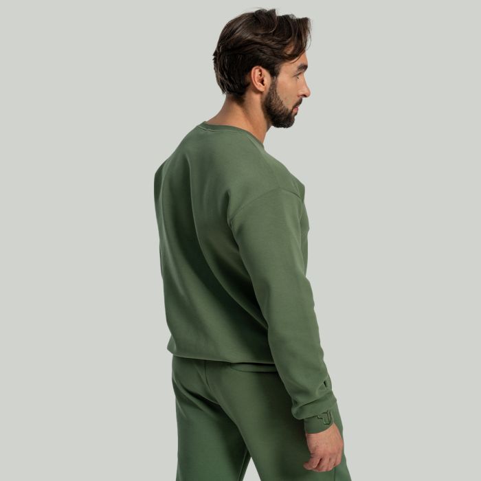 Moški pulover Relaxed Cedar Green - STRIX XL