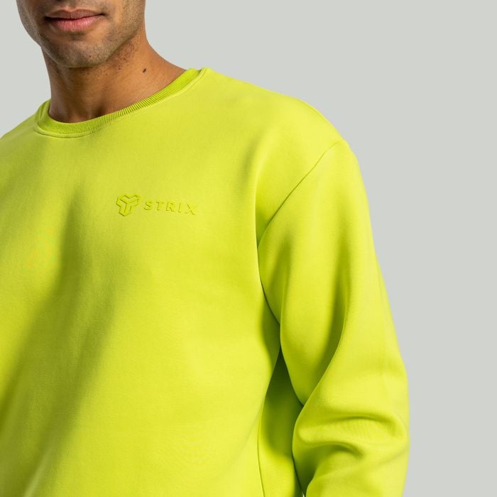 Moški pulover Relaxed Chartreuse - STRIX XXL