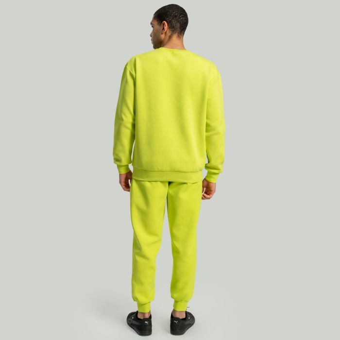Moški pulover Relaxed Chartreuse - STRIX XXL