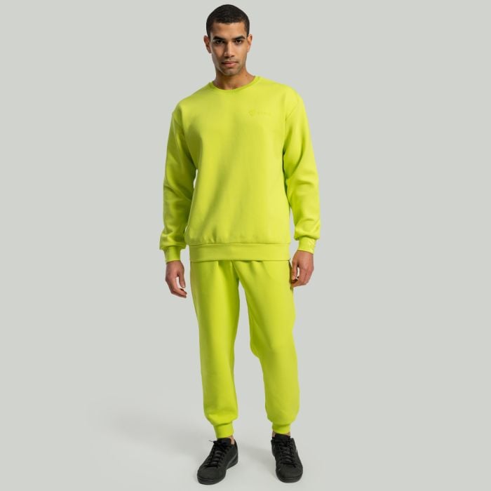 Moški pulover Relaxed Chartreuse - STRIX XXL