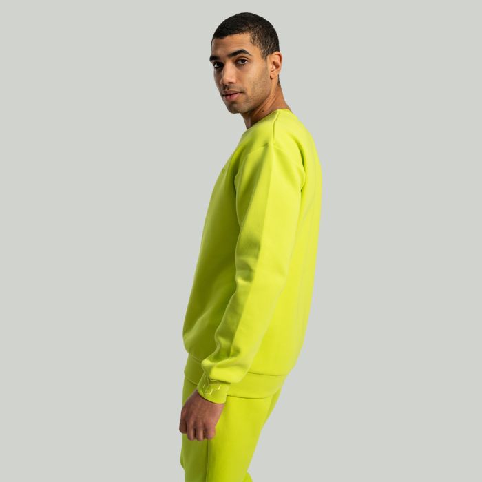 Moški pulover Relaxed Chartreuse - STRIX XXL