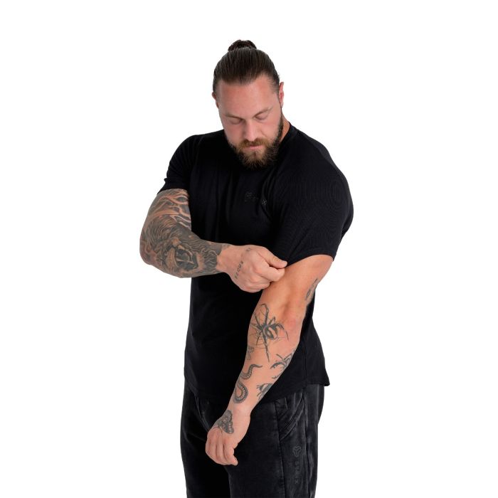 Majica Ribbed Tee Black - STRIX XXL