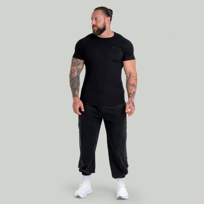 Majica Ribbed Tee Black - STRIX XXL