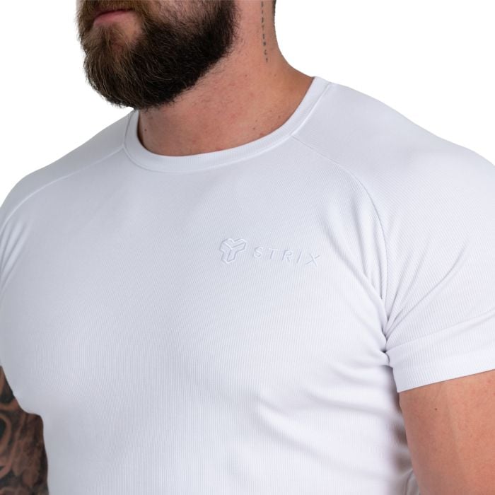 Majica Ribbed Tee White - STRIX XXL
