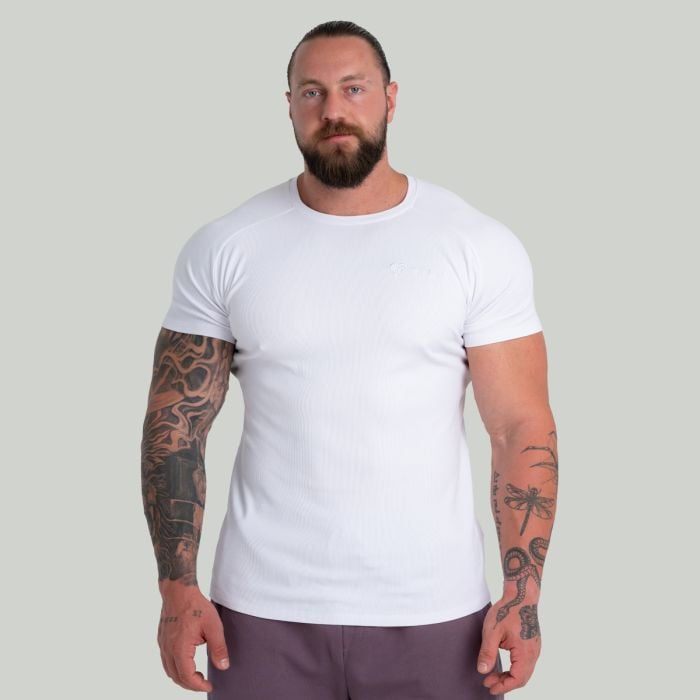 Majica Ribbed Tee White - STRIX XXL